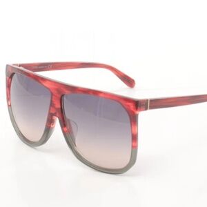 LOEWE NEW NWOT NIB Filipa oversized D frame sunglasses red green